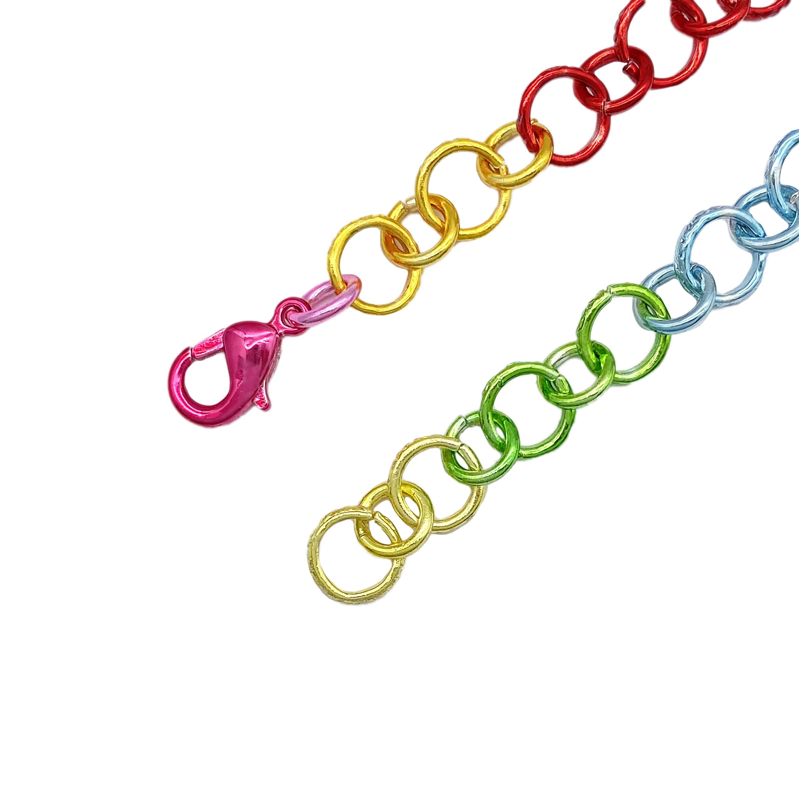 Rainbow Long & Short Charm Bracelet by Bead Landing™ - Image 4