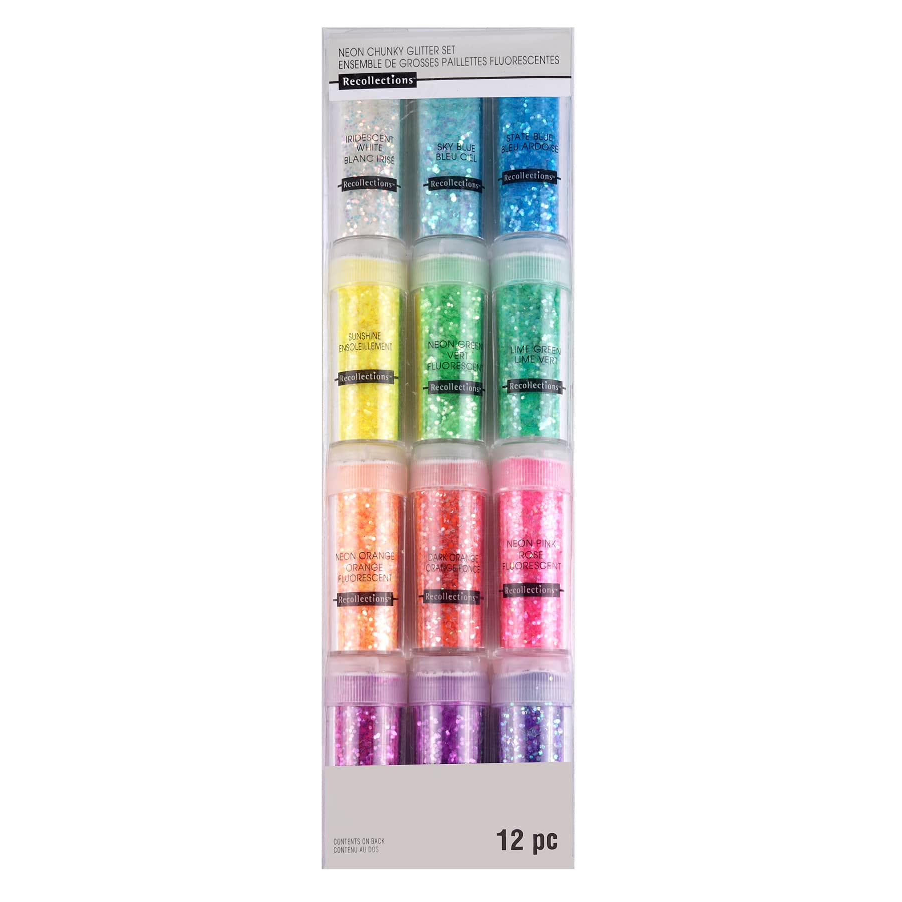 Neon Chunky Glitter Set by Recollections™