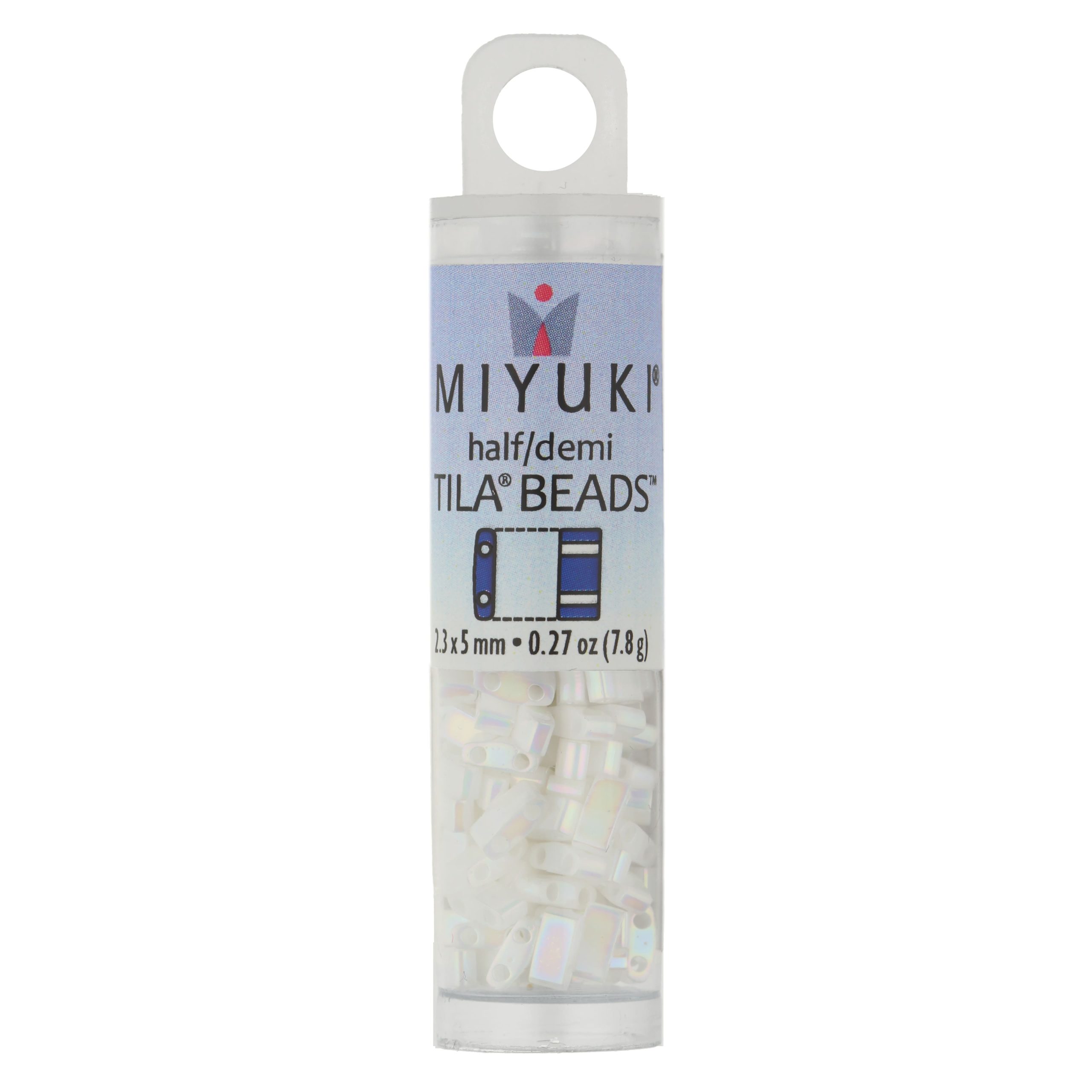 Miyuki® Half Tila® 5mm 2-Hole Glass Seed Beads - Image 3