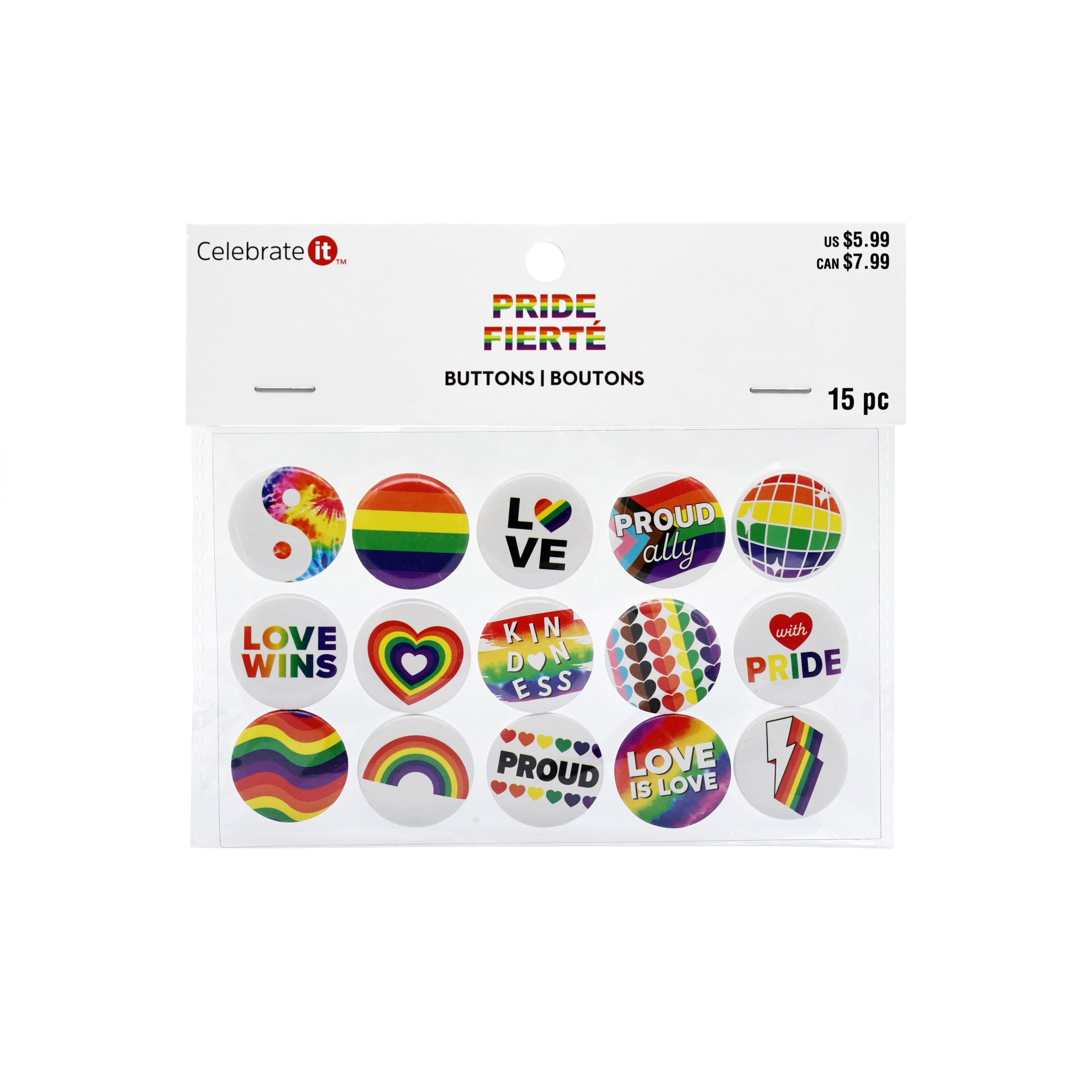 Pride Love Button Mix by Celebrate It™ - Image 4