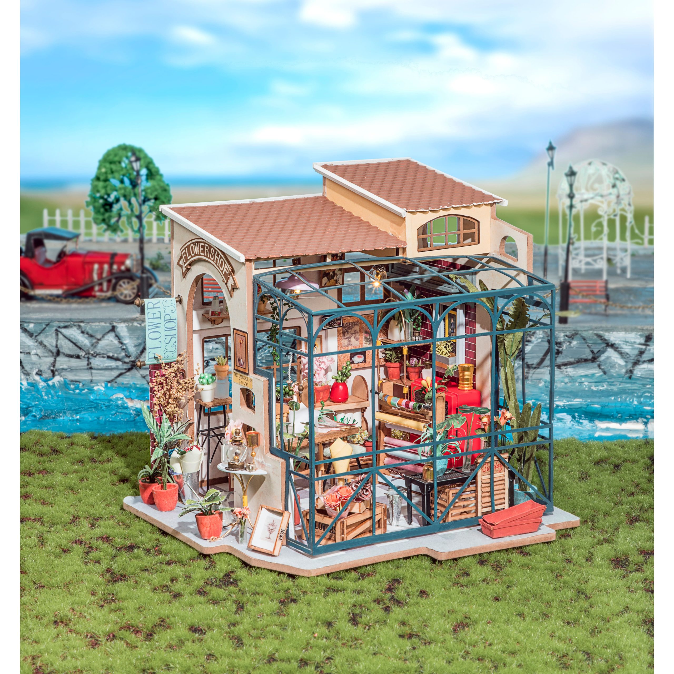 Rolife® Emily's Flower Shop DIY Miniature House Kit - Image 2