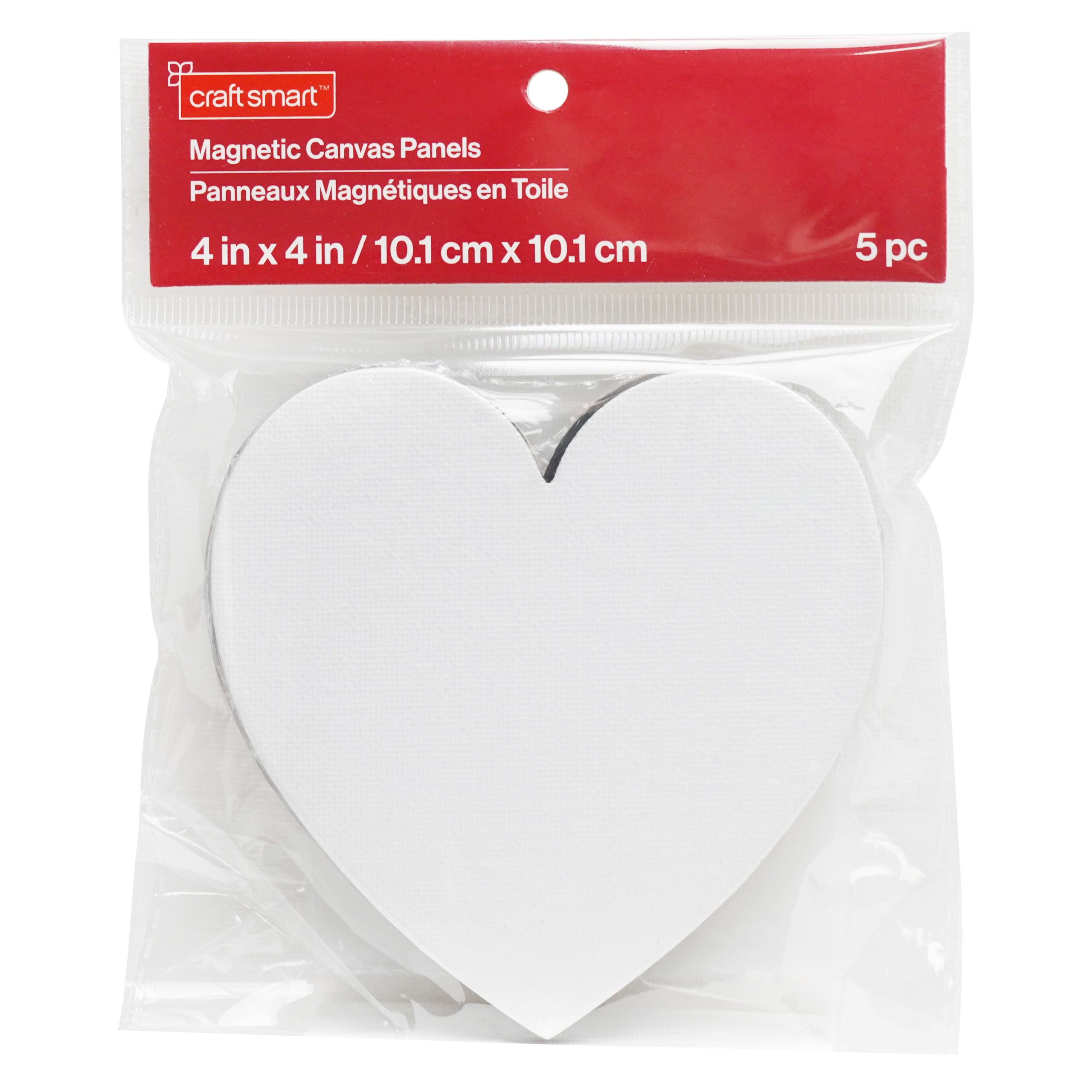 5 Pack 4" Shaped Magnetic Canvas Panels by Craft Smart™ - Image 3