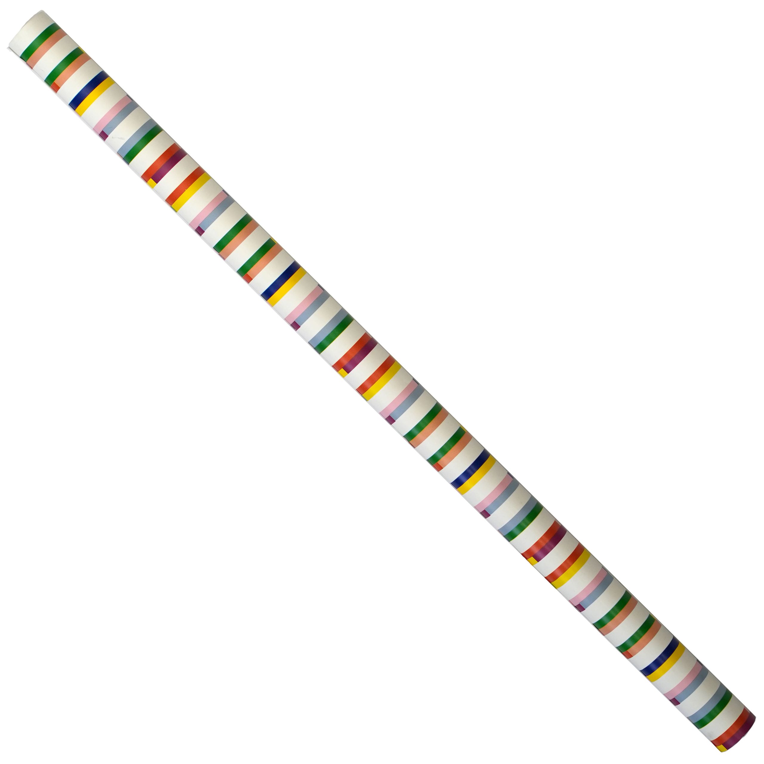 Light Multicolor Stripes Gift Wrap by Celebrate It™ - Image 3