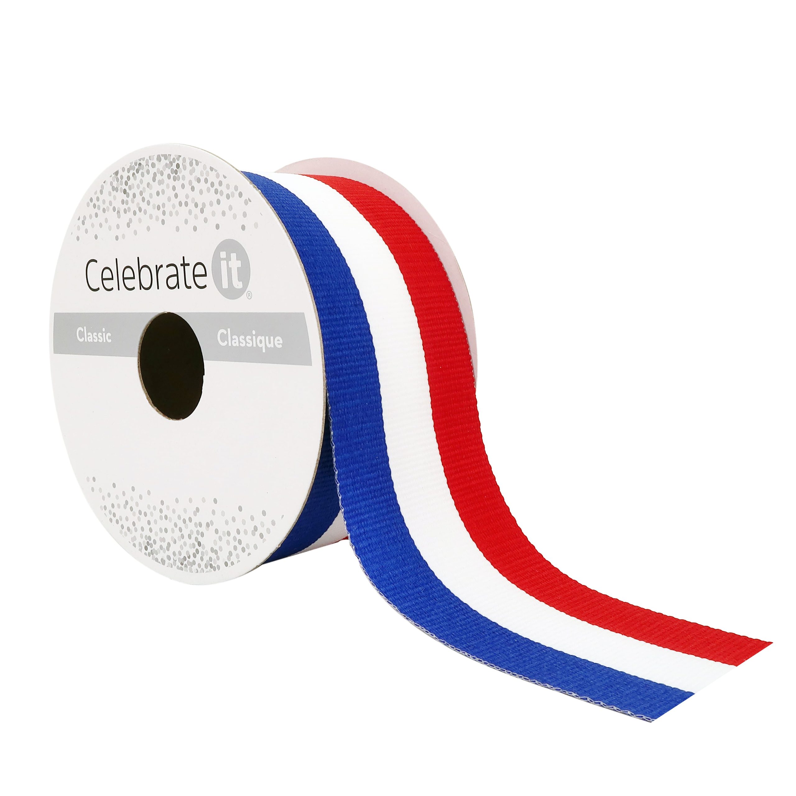 1.5" x 3yd. Striped Ribbon by Celebrate It™ - Image 4