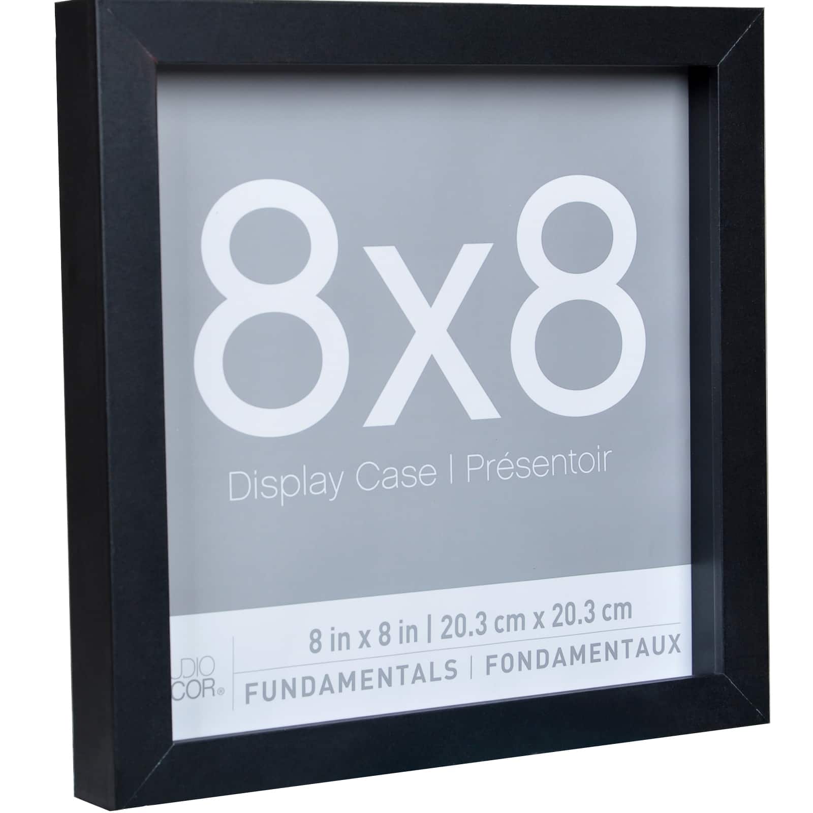 3 Pack Fundamentals 8" x 8" Black Shadow Boxes by Studio Décor® - Image 4