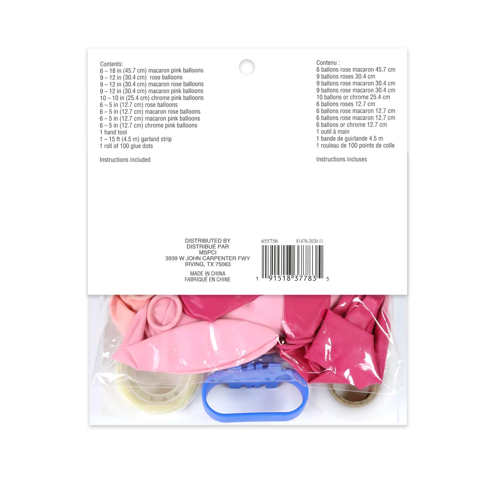 10ft. Pink Balloon Garland by Celebrate It™ - Image 4