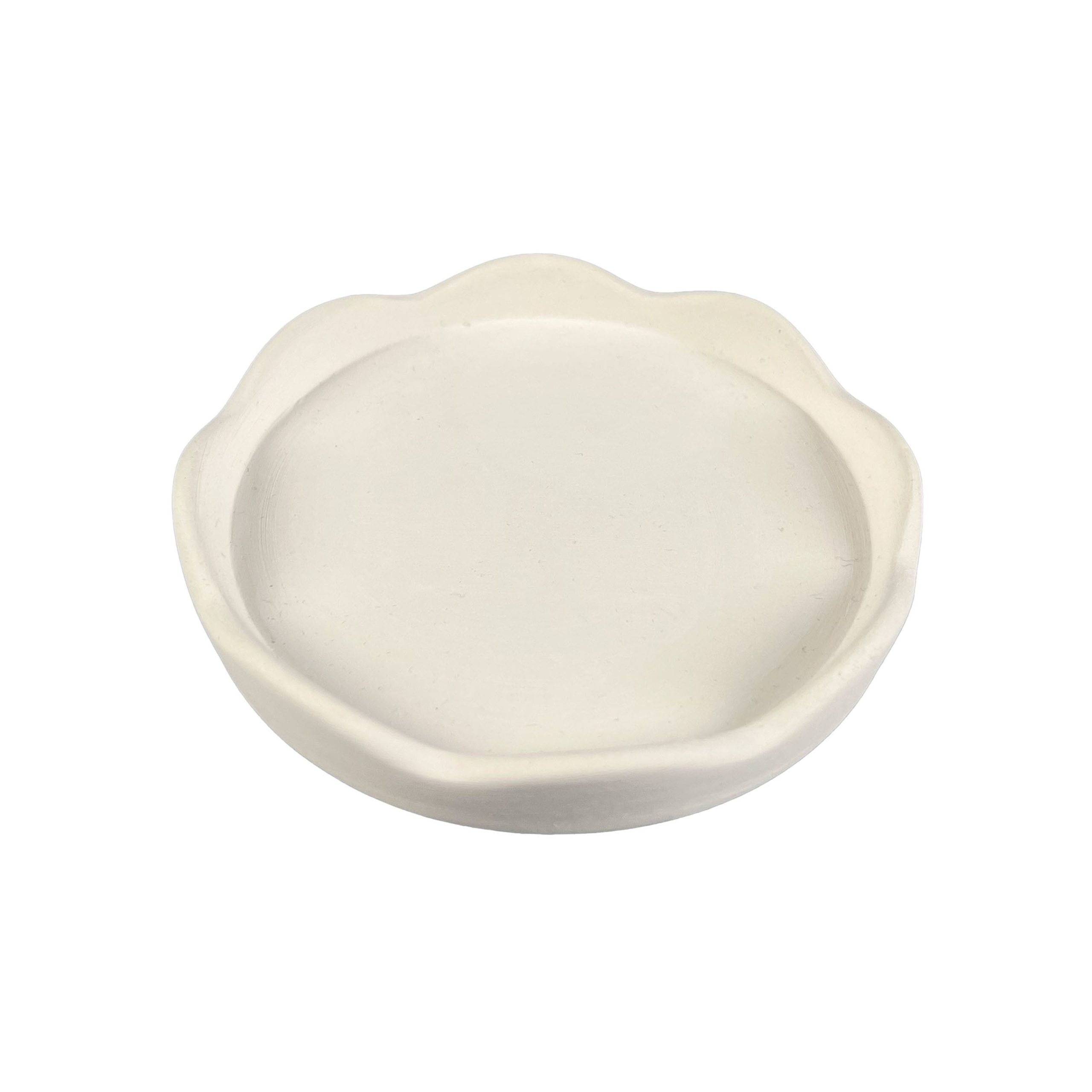 5" Scalloped Ceramic Trinket Tray by Make Market® - Image 2