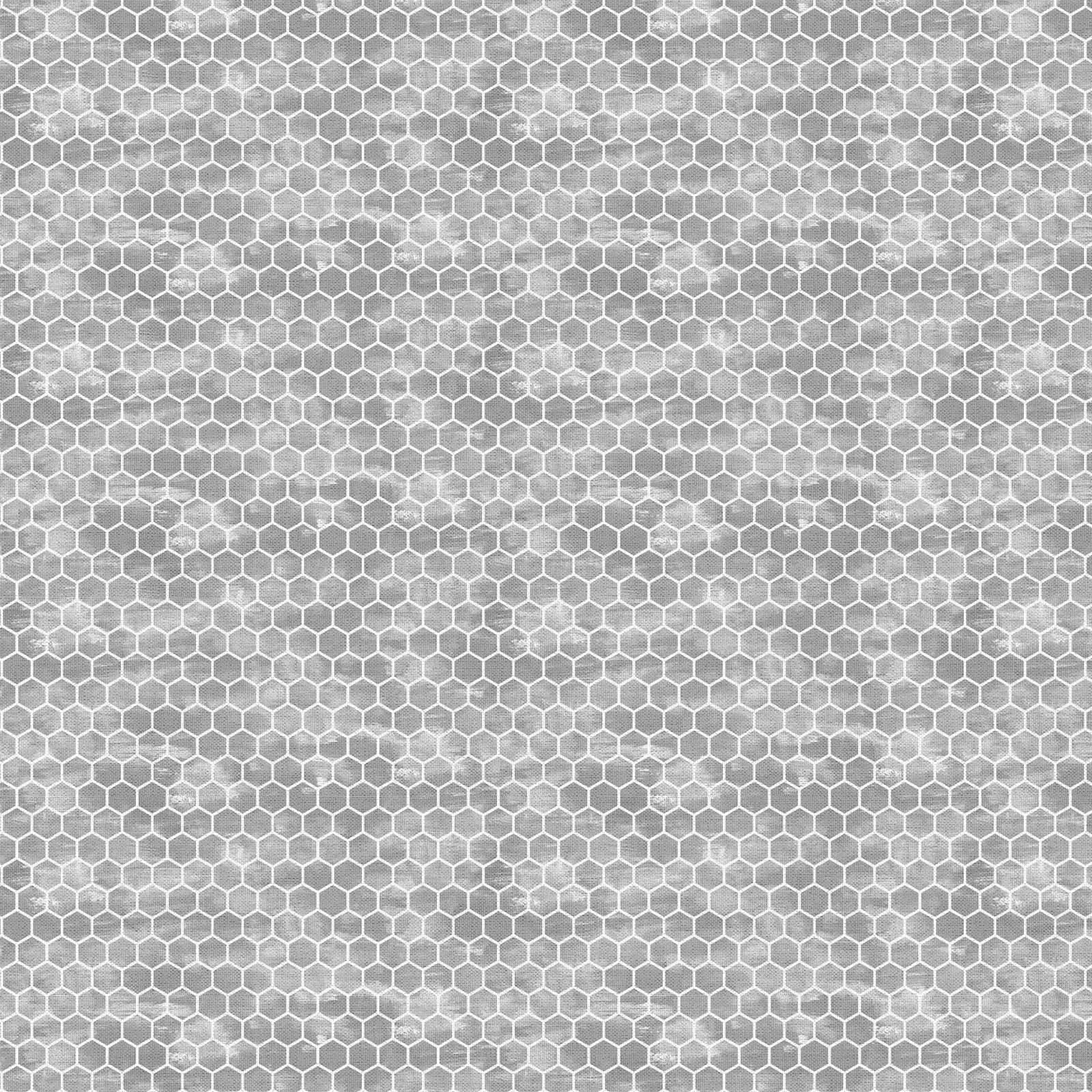 Fabric Editions Gray Honeycomb Cotton Fabric