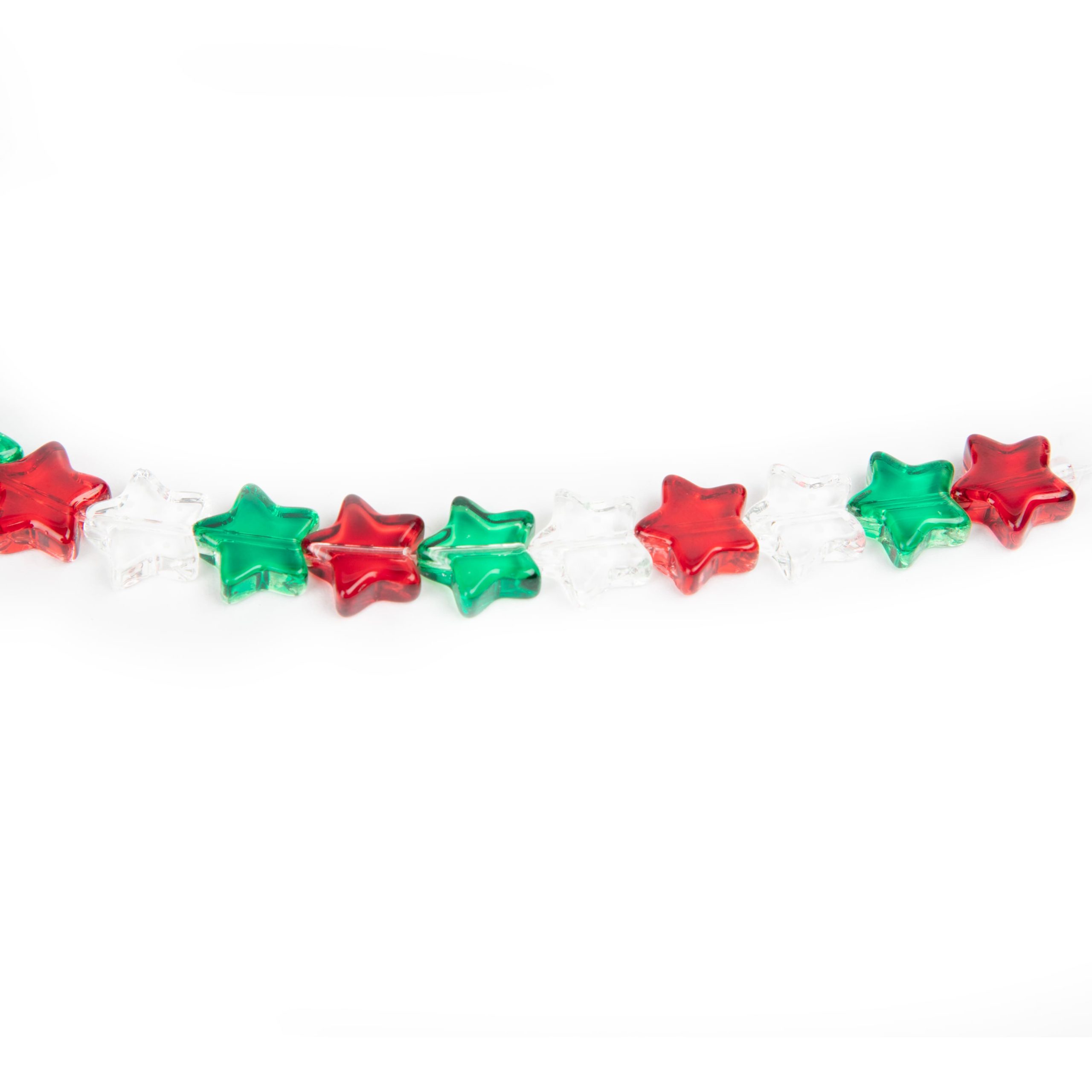Christmas Glass Star Beads, 10mm by Bead Landing™ - Image 3