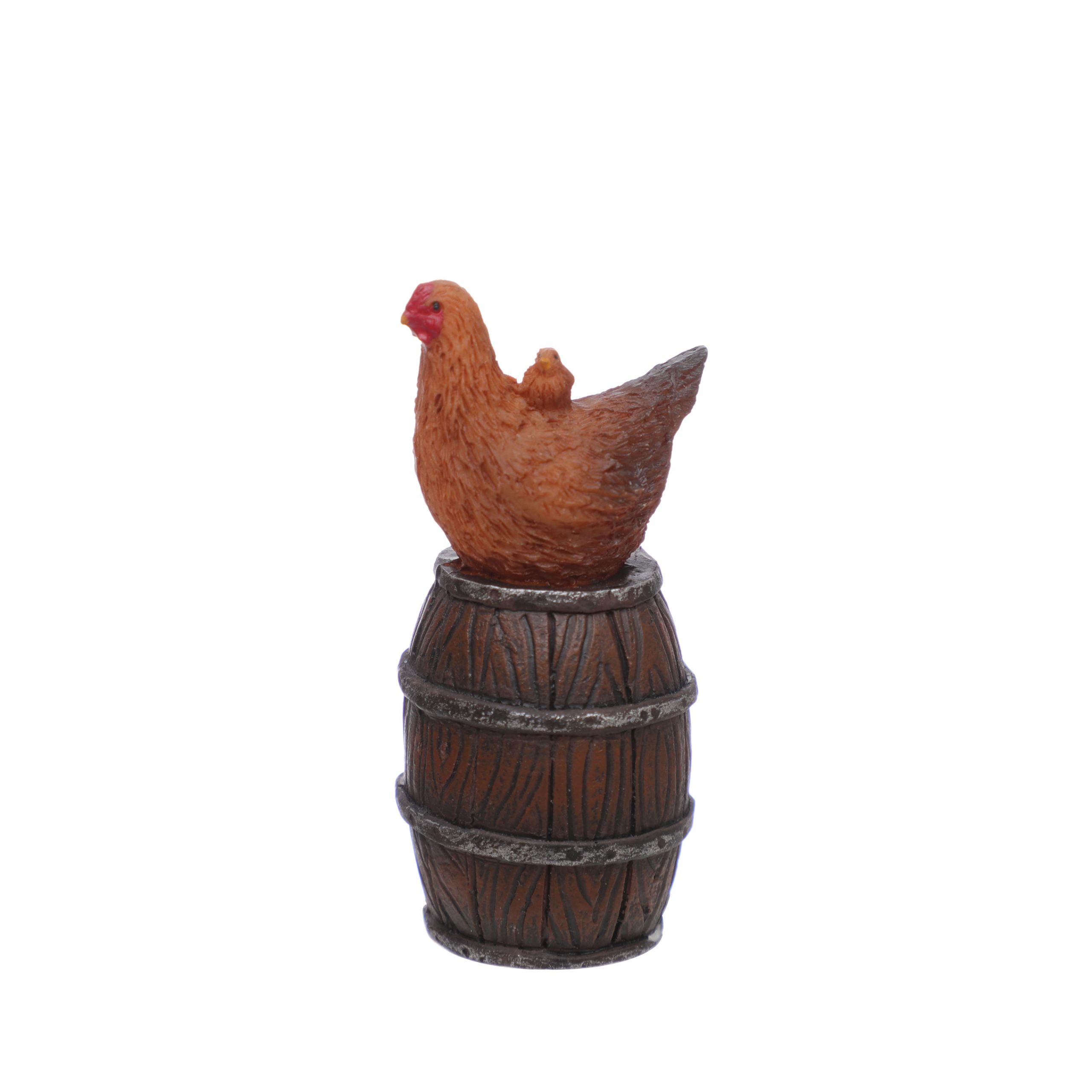 Mini Hen on a Barrel by Ashland®