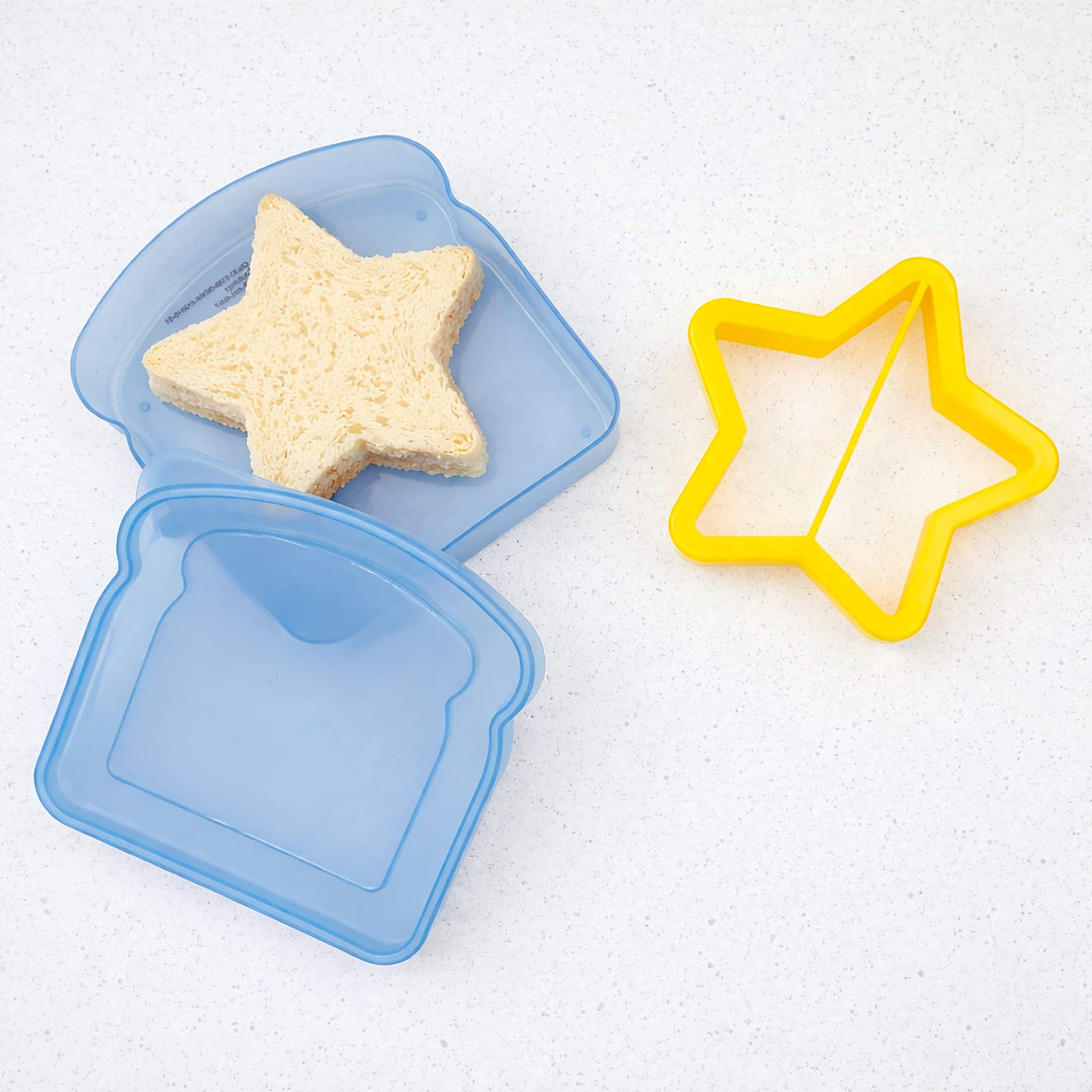 Class Rules! 5.25" Teal Sandwich Cutter Set by B2C™ - Image 2