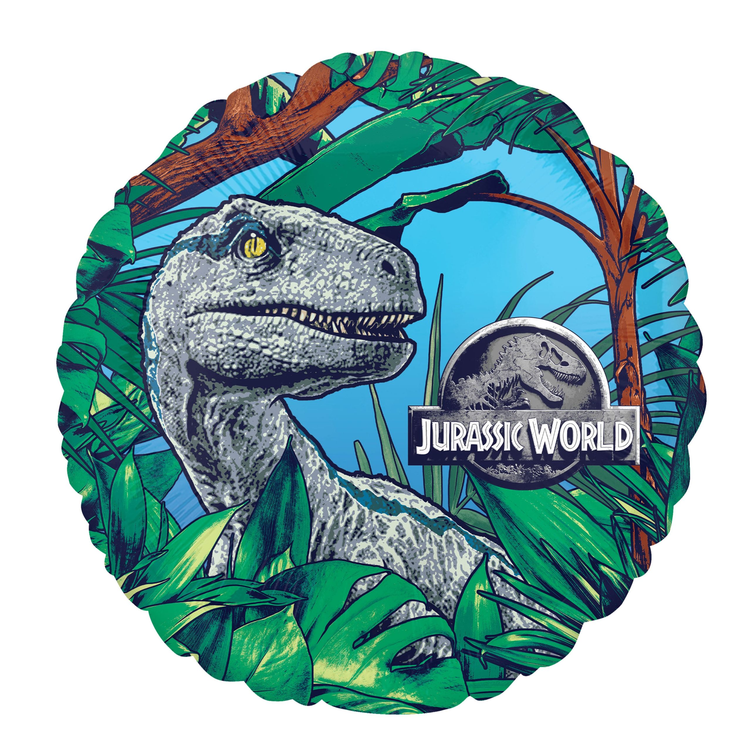18" Double-Sided Jurassic World Foil Balloon - Image 2