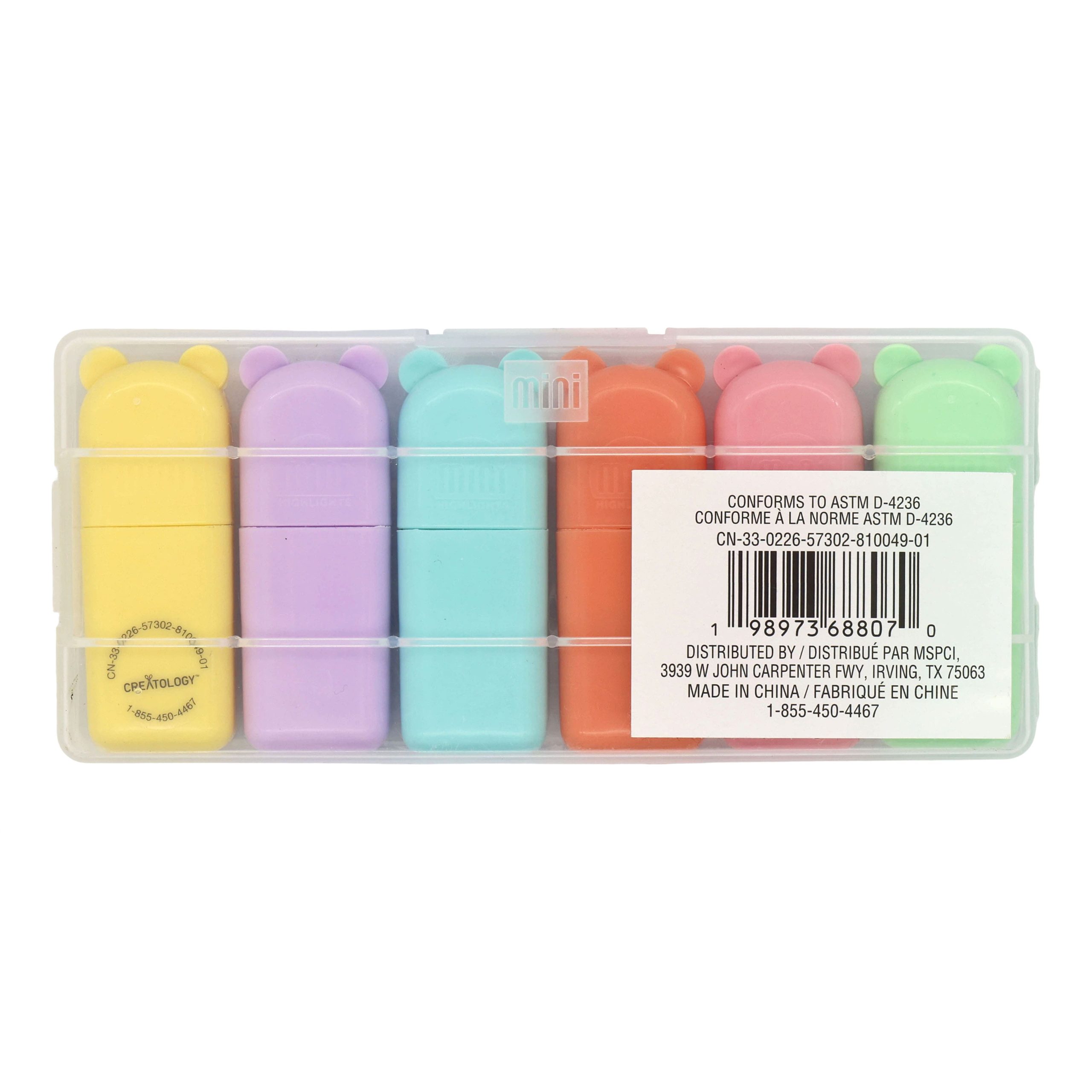 Treasure Box Mini Highlighters, 6ct. by Creatology™ - Image 4