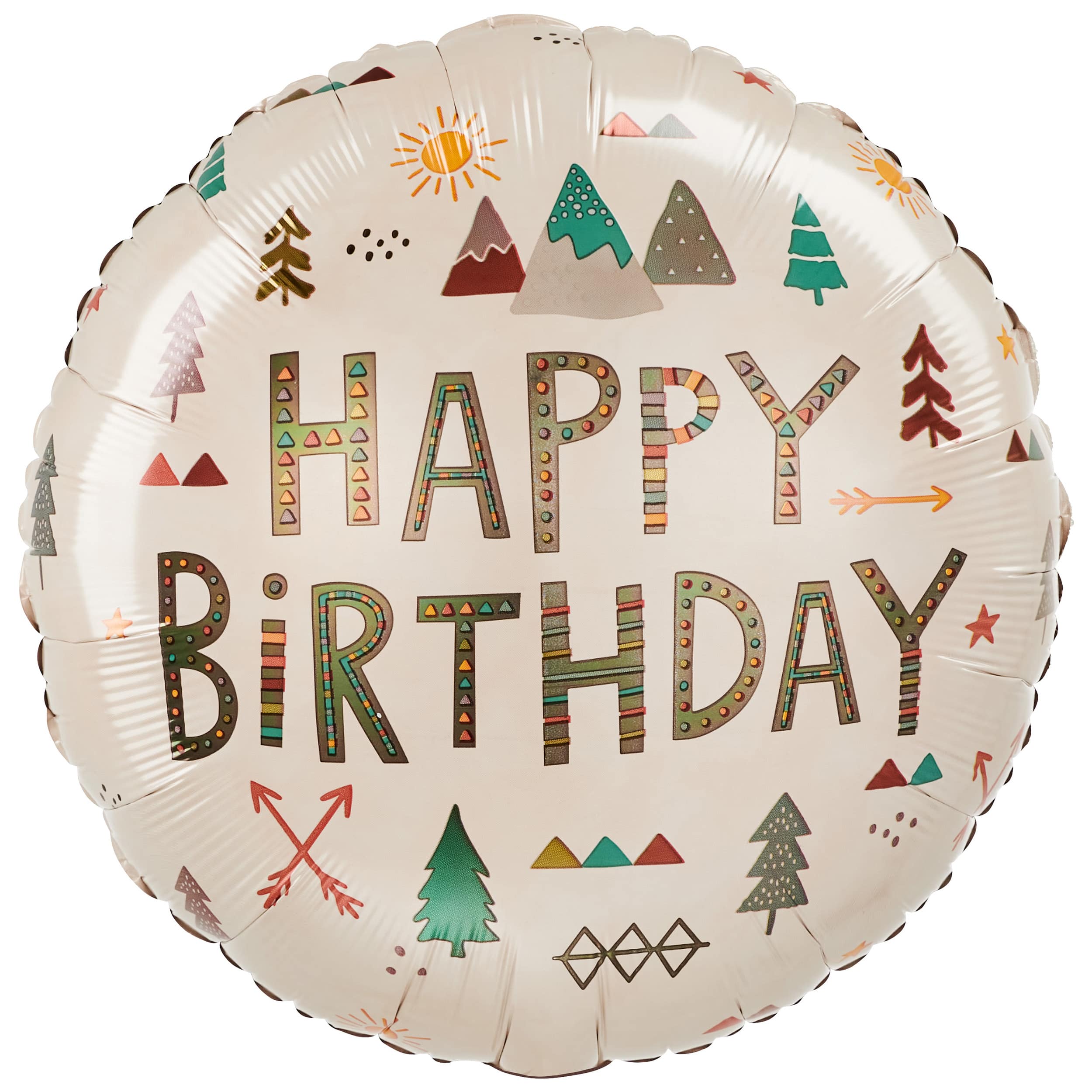 17" Wilderness Birthday Foil Balloon