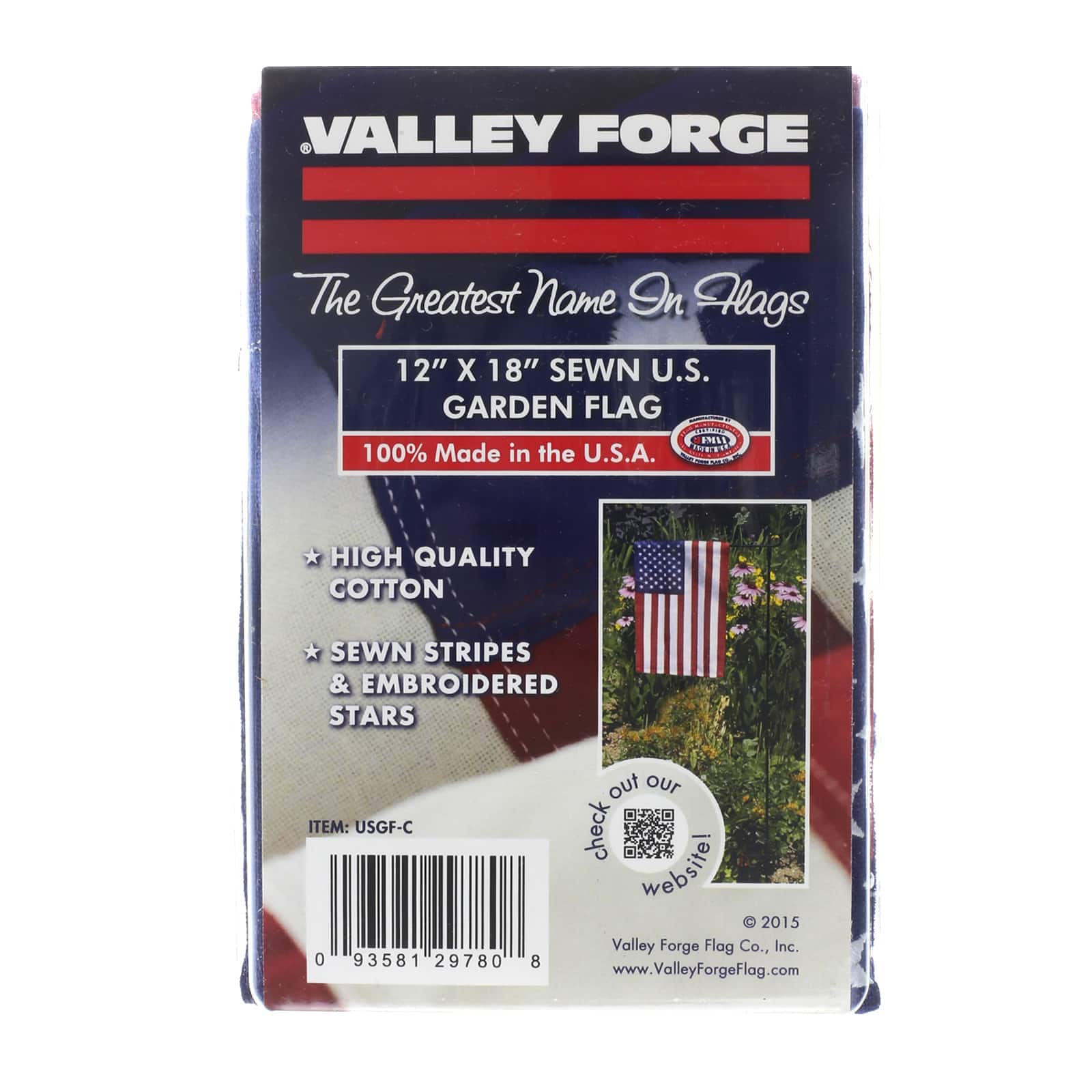 Valley Forge® United States Garden Flag - Image 2