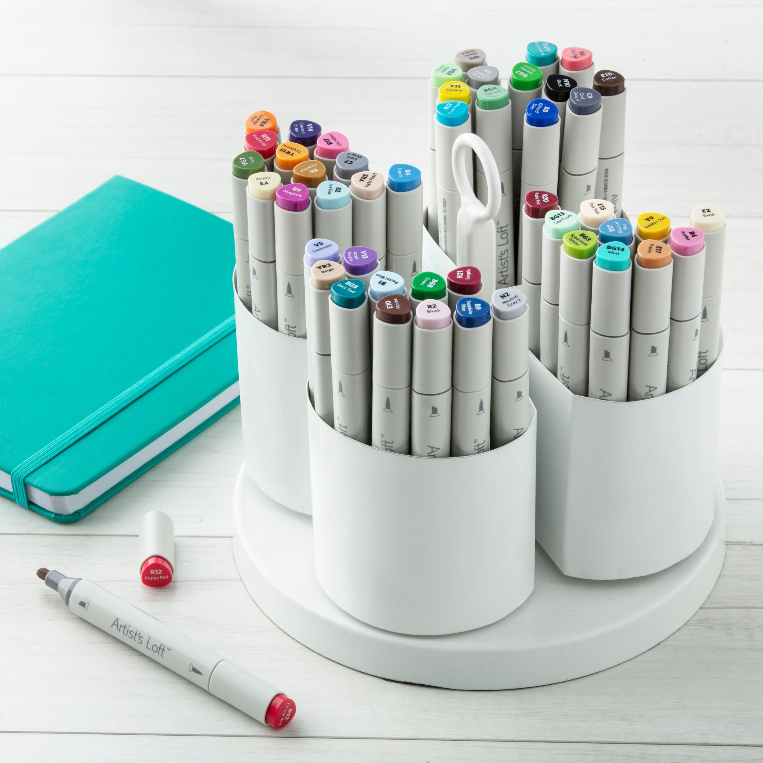 48 Color Dual Tip Sketch Markers by Artist's Loft™ - Image 2