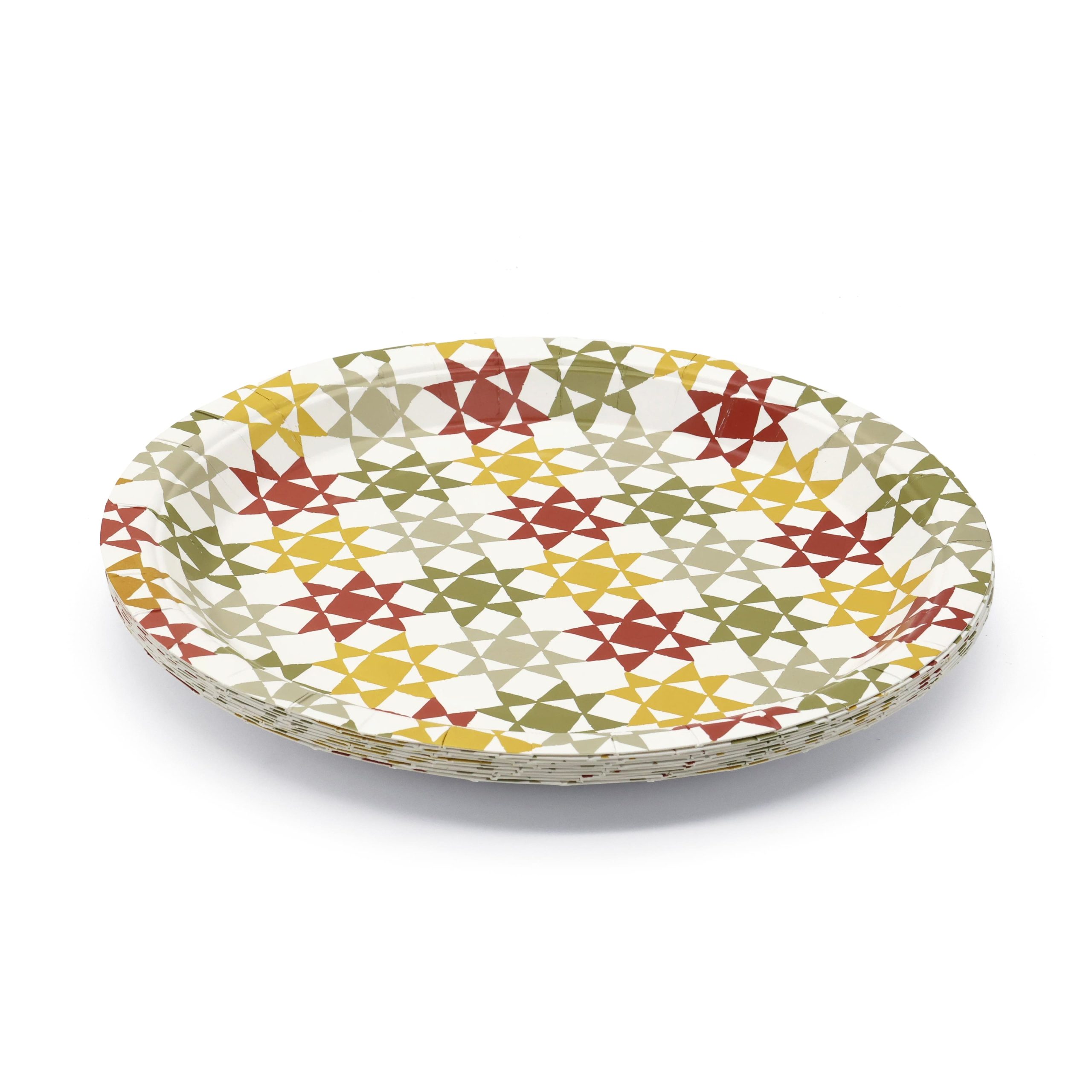 9" Thanksgiving Multicolor Print Paper Dinner Plates, 10ct. by Celebrate It™ - Image 3