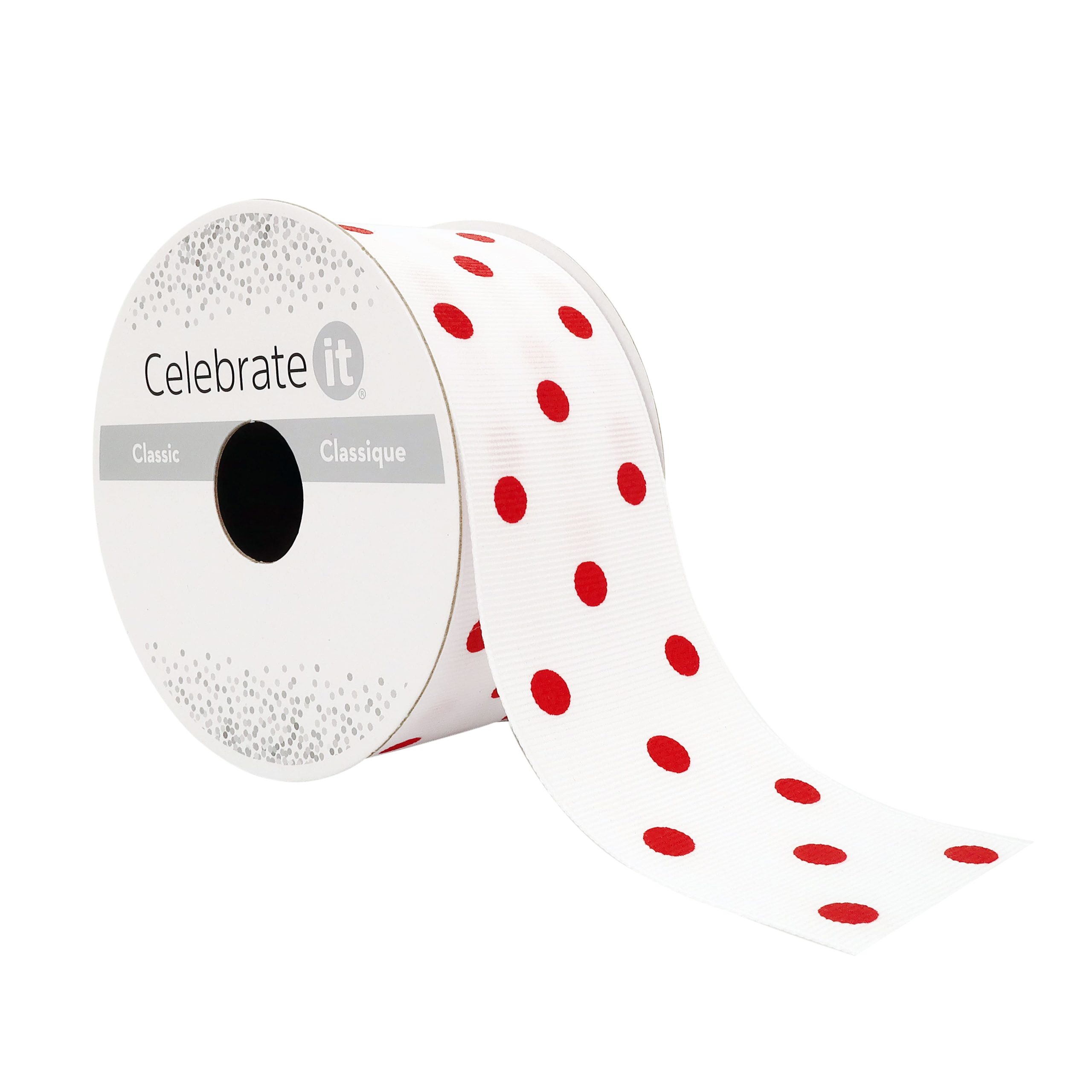 1.5" x 3yd. Grosgrain Polka Dot Ribbon by Celebrate It™ - Image 4