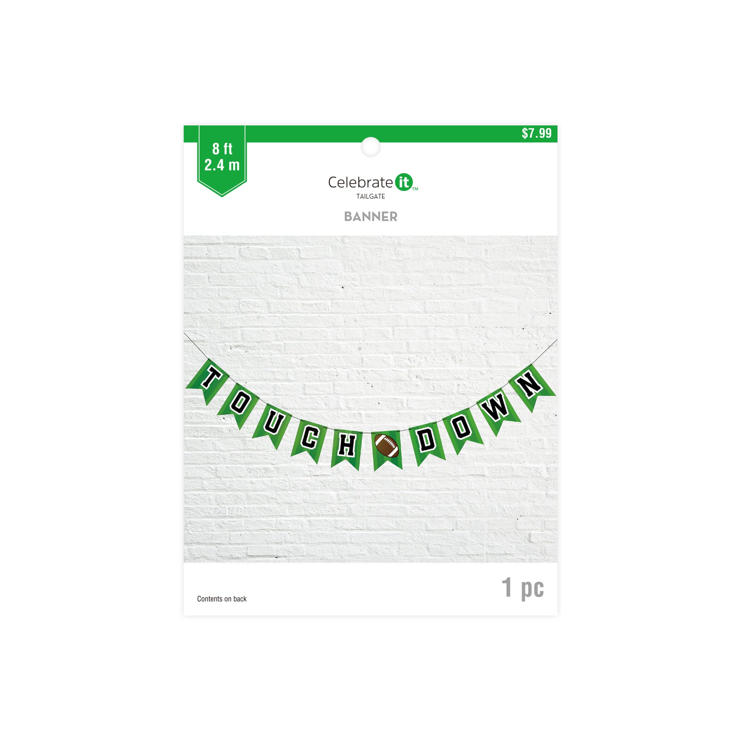 8ft. Touchdown Paper Banner by Celebrate It™ - Image 3