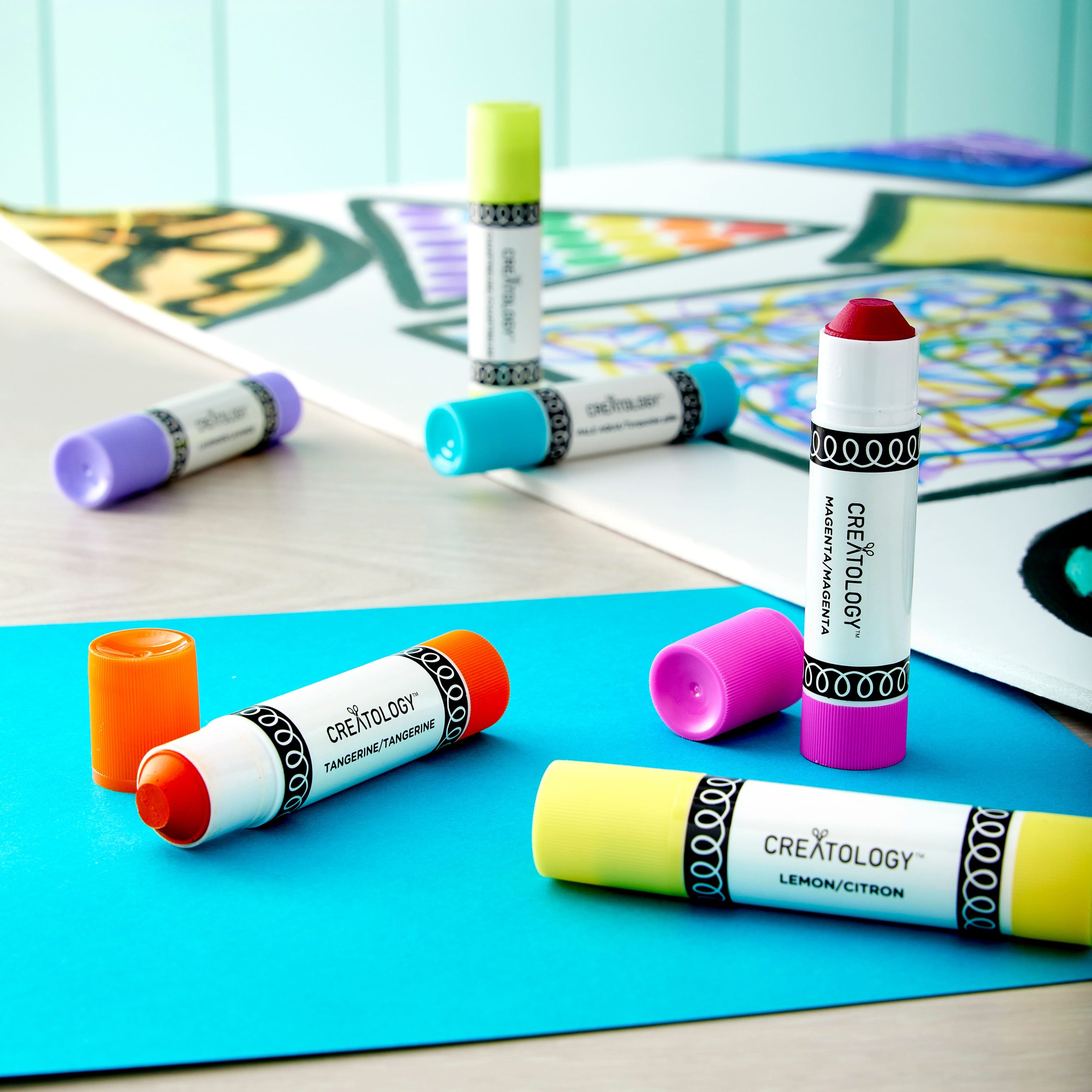 Bright 10 Color Kids Paint Sticks by Creatology™ - Image 2