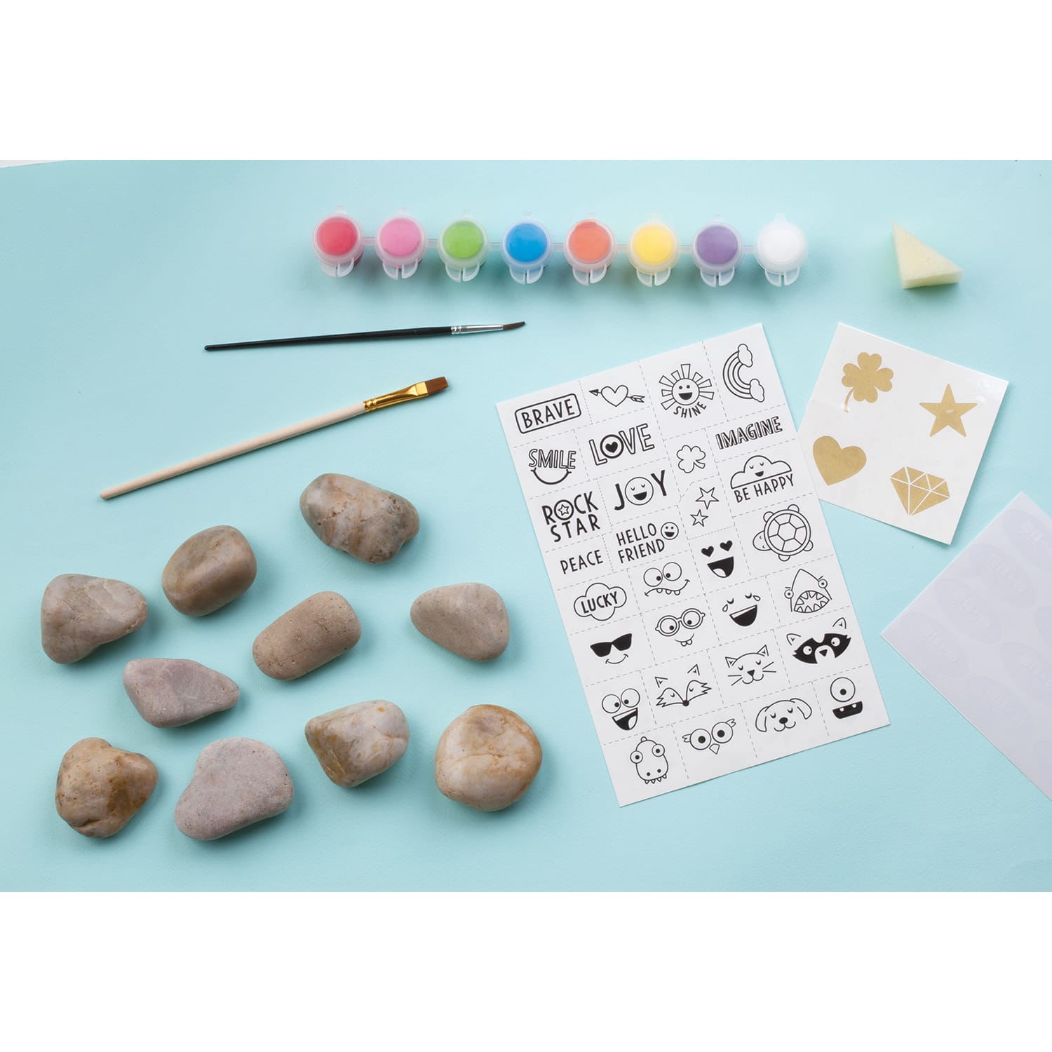 Faber-Castell® Creativity for Kids® Hide & Seek Rock Painting Kit - Image 2