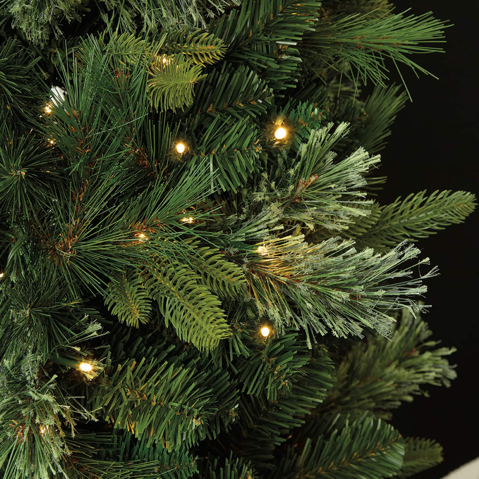 6ft. Pre-Lit Sierra Spruce Artificial Christmas Tree, Warm White LED Lights by Ashland® - Image 2