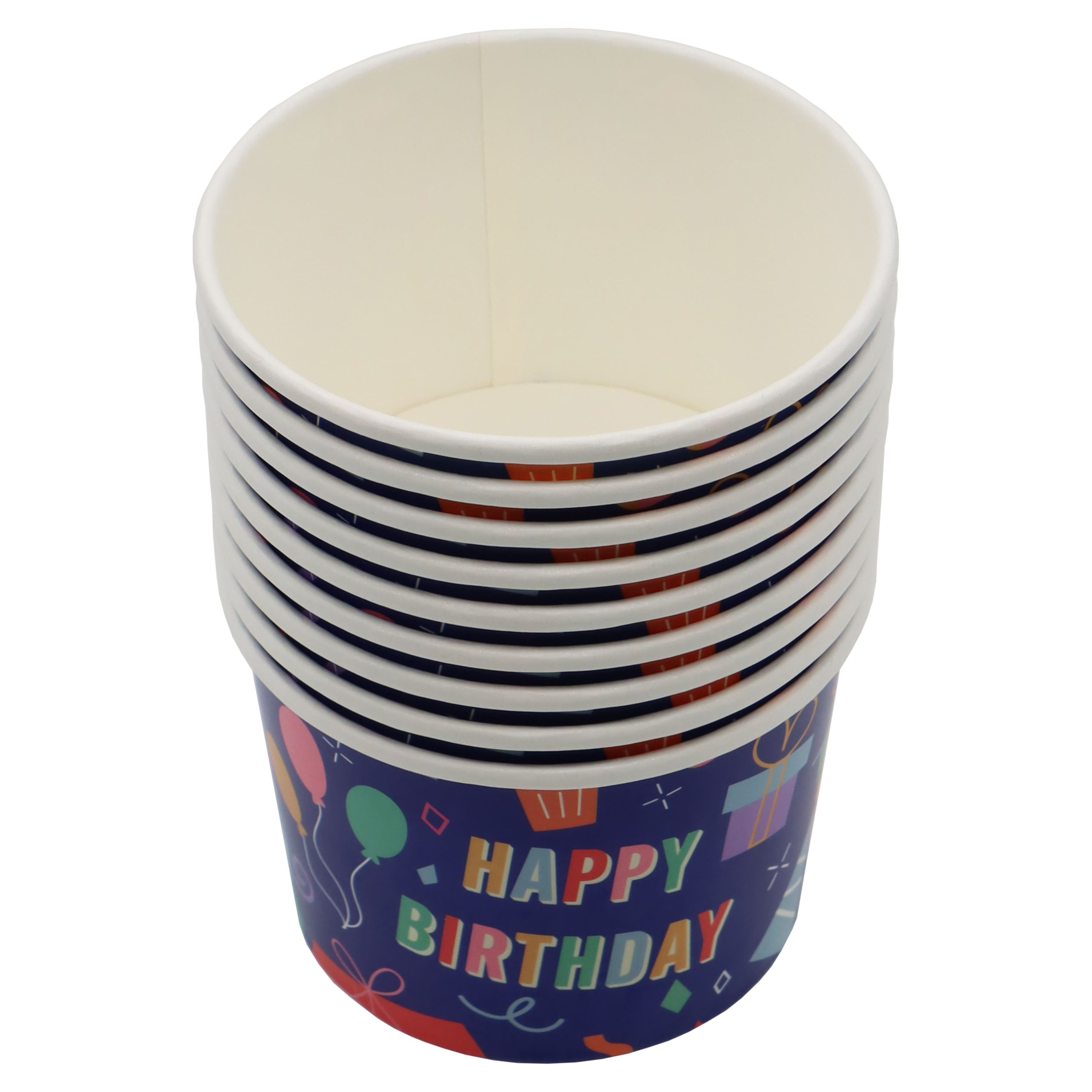 8oz. Happy Birthday Snack Cups, 10ct. by Celebrate It™ - Image 2