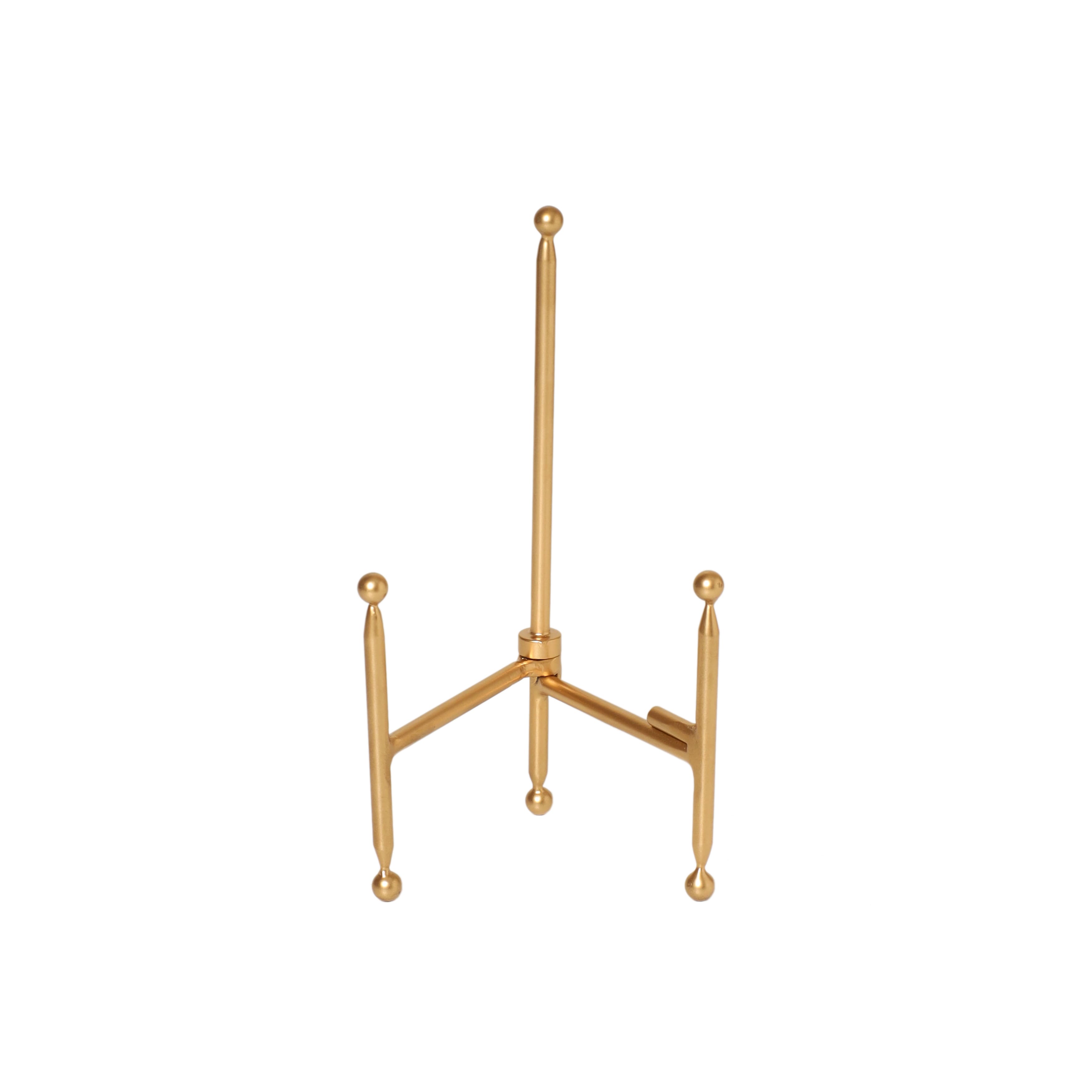 Gold Colored Steel Tabletop Easel by Studio Décor®
