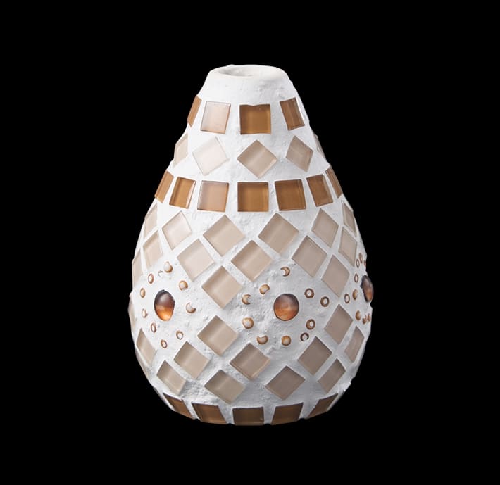 Tan & Brown Mosaic Vase Kit by Make Market® - Image 3